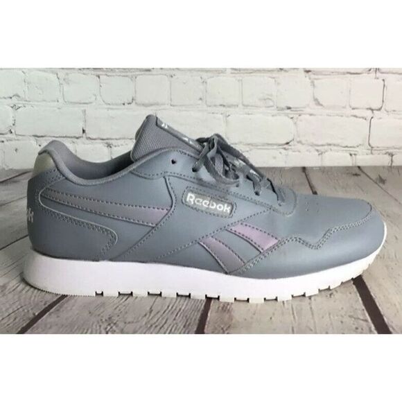 Reebok‎ Womens size 8,5  Royal Gray Sneakers Lifestyle Glide EUC - Picture 1 of 12